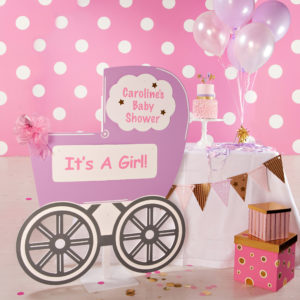 Baby Shower Carriage for rent in Charlotte, Fort Mill and Rock Hill areas in North Carolina and South Carolina
