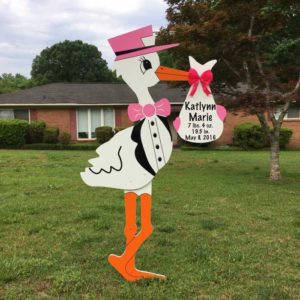 stork birth announcement