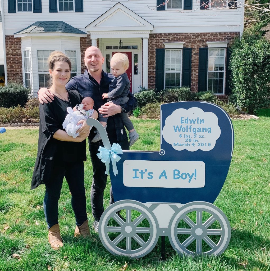 stork yard signs for new baby