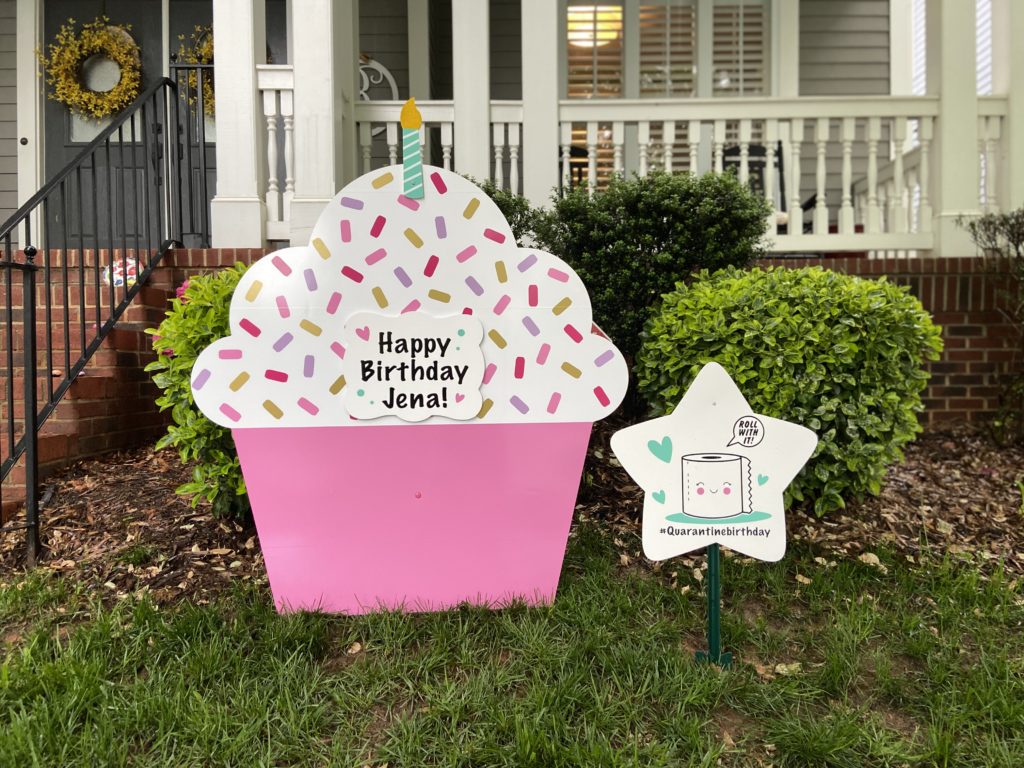 lawn signs for birthday 