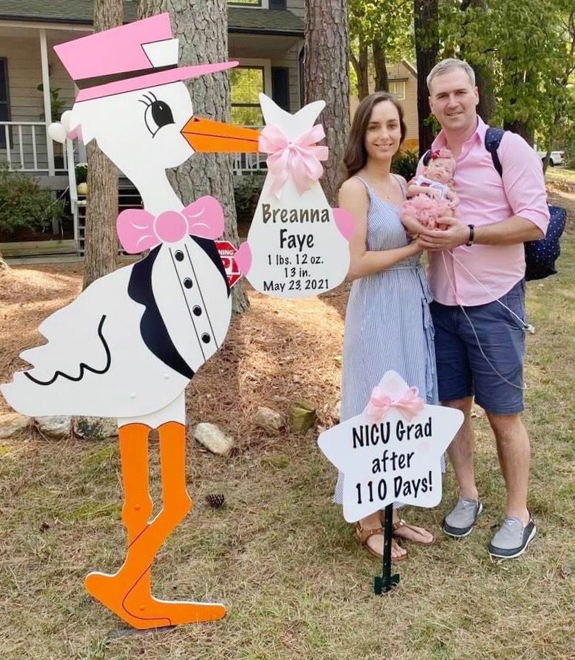 stork yard signs for new baby
