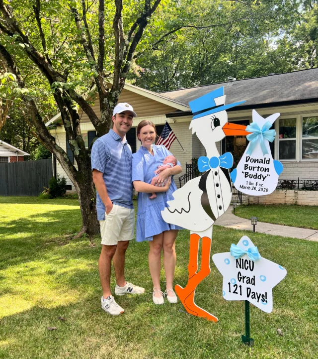121 days in the NICU and he has graduated. Welcome Home Buddy!!🧸🥹🎓

#magnoliastorks #storksignscharlotte #storkscharlotte #charlottestorks #yardsignscharlotte