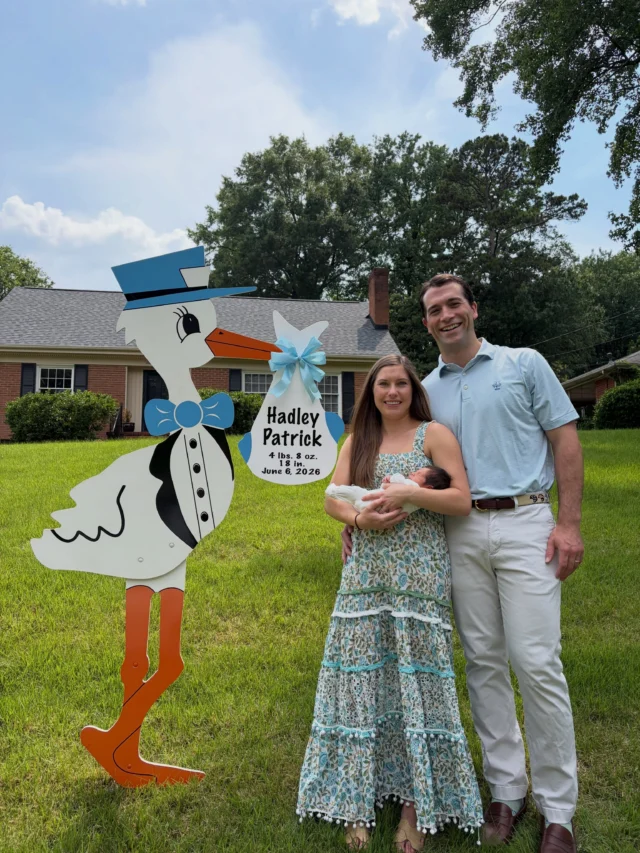 Welcome Home sweet Hadley!🍼🩵

#magnoliastorks #storksignscharlotte #storkscharlotte #charlottestorks #storkrental